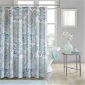 Madison Park Madison Park MP70-5822 72 x 72 in. Cotton Printed Shower Curtain; Blue MP70-5822